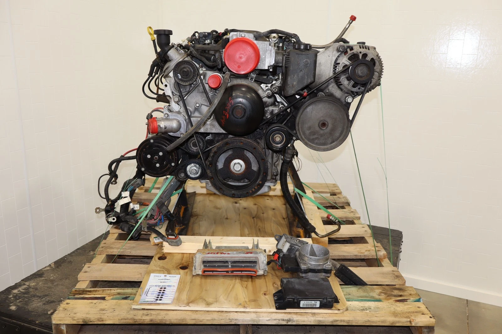 LS1 Engine Dropout W/Accessories Hot Rod Oil Pan