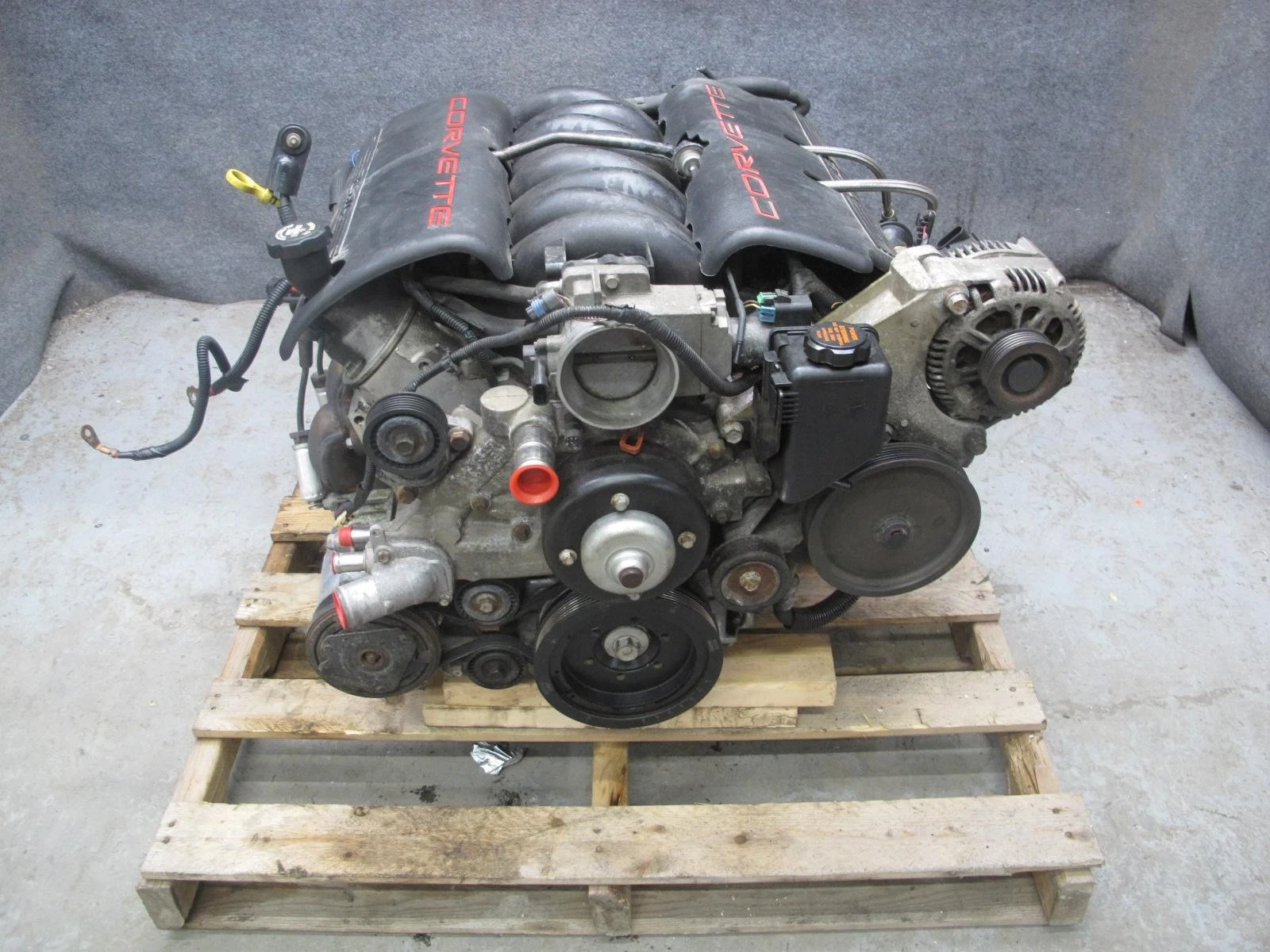 CHEVROLET CORVETTE C5 5.7L LS1 VIN G 8th A/T COMPLETE ENGINE 95000 KMMOTOR