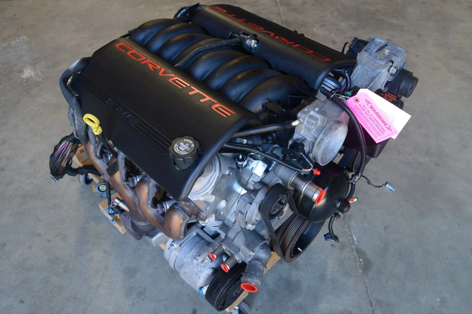 1999 LS1 345 HP Corvette Engine Assembly w/ Accessories, Harness, PCM 124000 KM Miles
